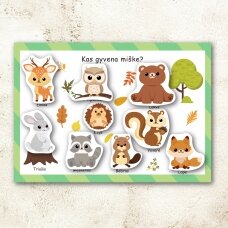 Lavinamoji užduočių ir žaidimų knyga vaikams "Pasaulio gyvūnai" (PDF)