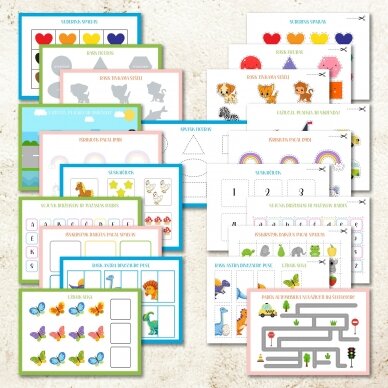 Lavinamoji užduočių ir žaidimų knyga vaikams "Mano antroji pažinimo knygelė" (PDF) 2
