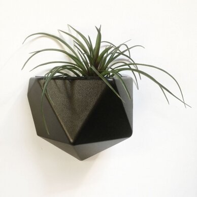 Magnetinis sieninis vazonas (juodas) augalams, pieštukams, kanceliarinėms prekėms,.. 3